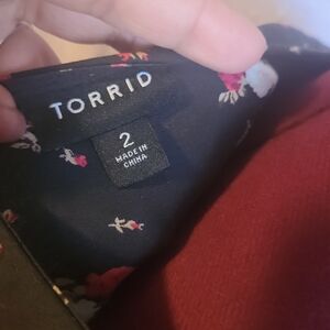 Torrid Floral Print Dress